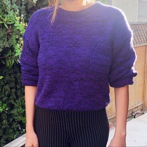 SOLD💢Short Knit Purple sweater